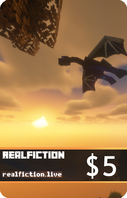 $5 Gift Card for RealFiction