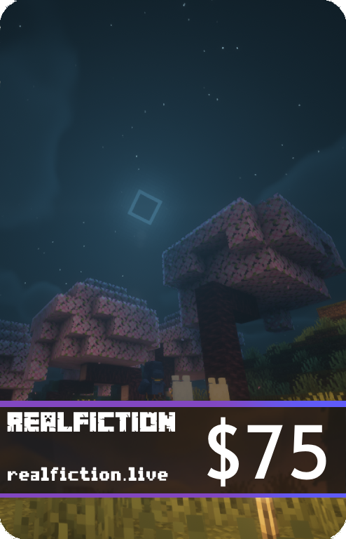 $75 Gift Card for RealFiction